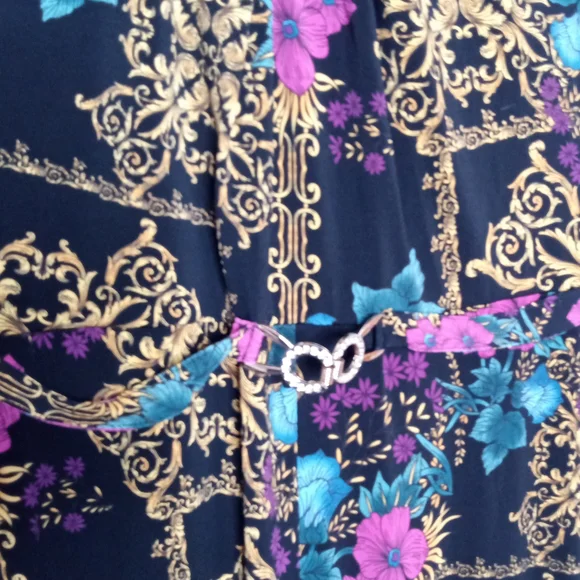 Thalia Sodi Sleeveless Jumpsuit Romper w/Rhinestone Clasp Detail at Wais… - Picture 5 of 9